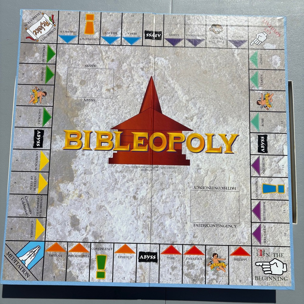 Bibleopoly Board Game Late for the Sky Biblical Game of Fun and Faith Complete - Picture 3 of 3